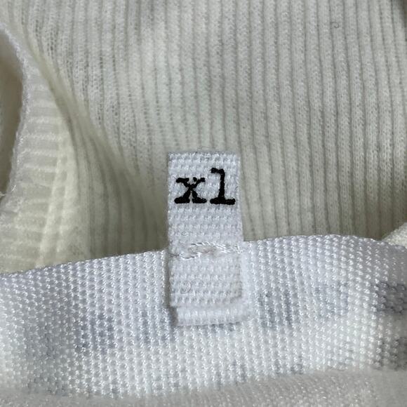 MAISON MARTIN MARGIELA Size S White Rib Knit Cotton Tank Top - Picture 6 of 6